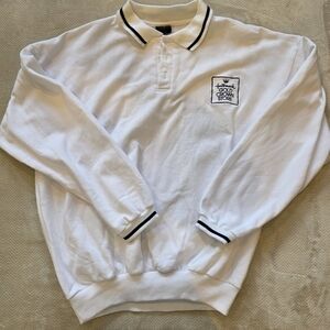 💥4 for $25💥 Vintage Hallmark Gold Crown Store Polo Sweatshirt